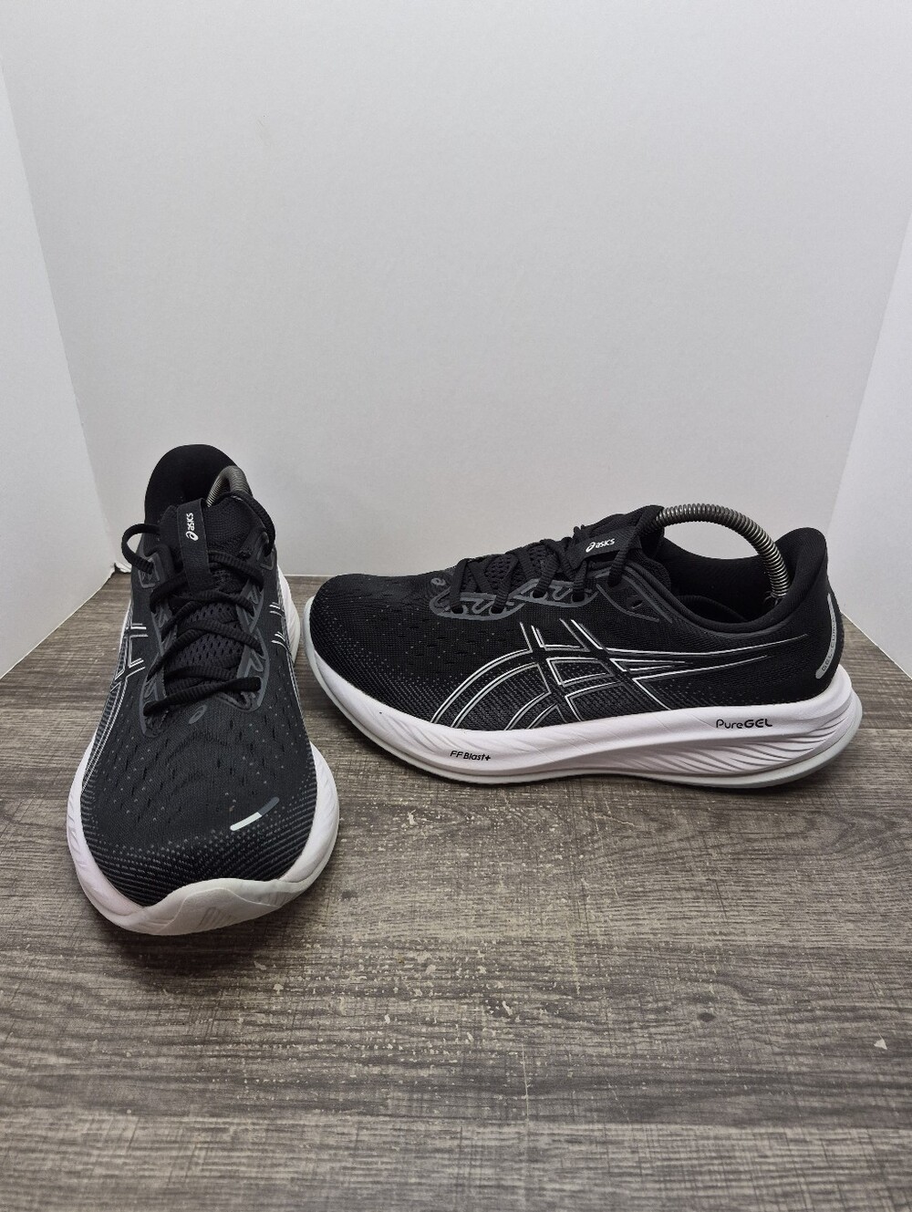 Asics Gel Cumulus 26 Black Running Shoes Sneakers Men’s Sz 9.5 Extra Wide